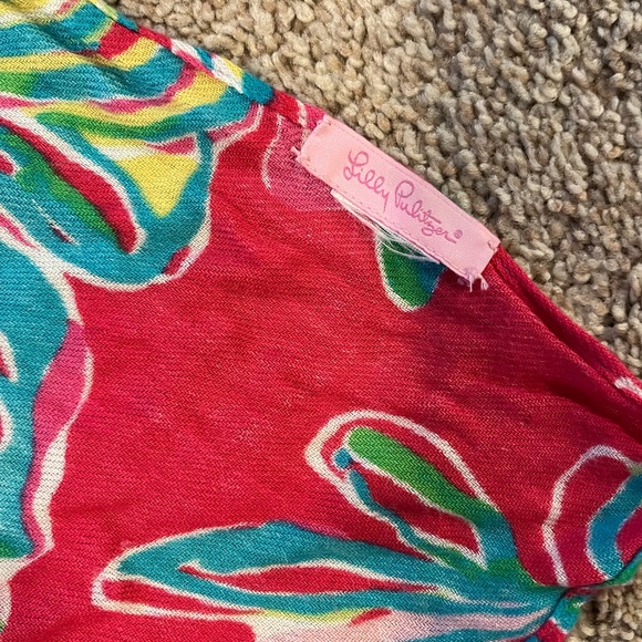 Oversized Lilly Pulitzer scarf - Picture 3 of 3
